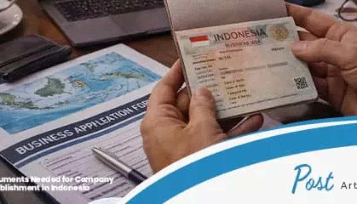 document needed for company establishment in Indonesia